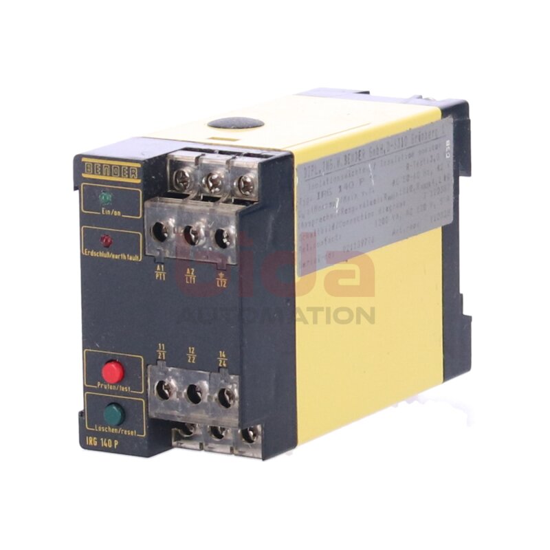 BENDER IRG 140P Isolations&uuml;berwachungsger&auml;t Insulation monitoring device
