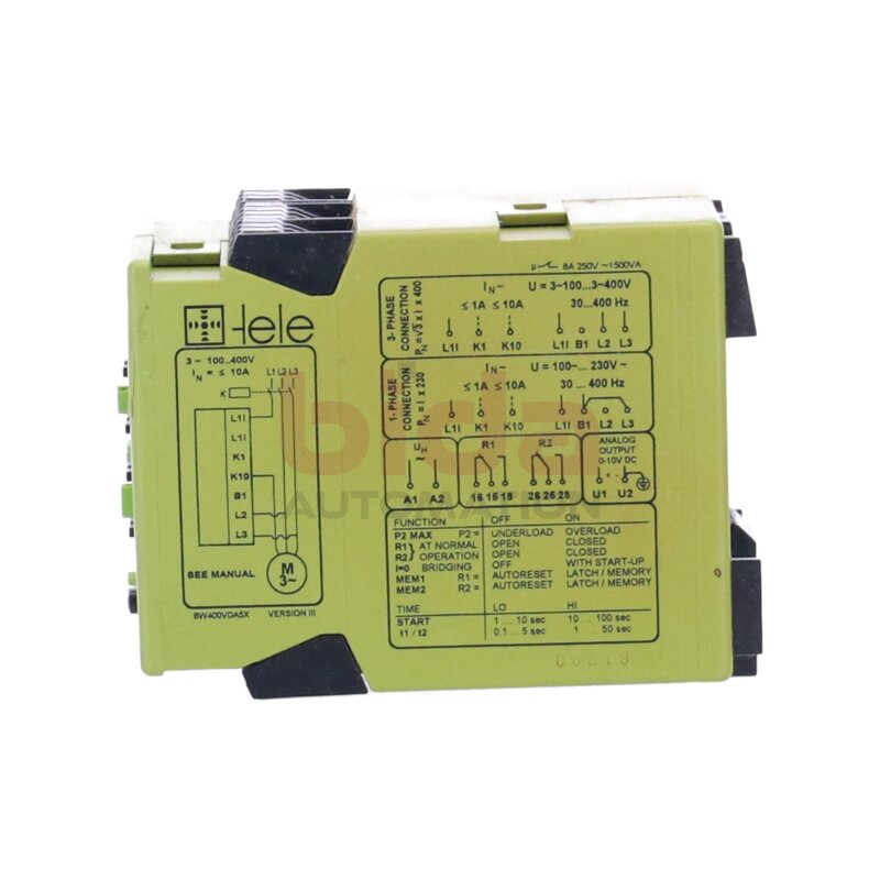 Tele BW400VDA5X Lastw&auml;chter Load monitor