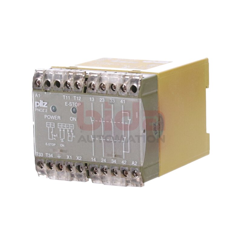 pilz PNOZ 2 42 V  AC 3S10 (475710) Sicherheitsschaltger&auml;t / Safety switch device