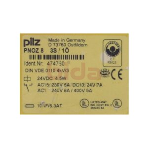 pilz PNOZ 8 3S/ 1Ö (474760) Sicherheitsrelas /...