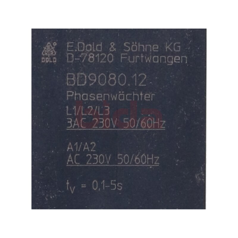 E.Dold &amp; S&ouml;hne KG  BD9080.12 Phasenw&auml;chter Phase monitor