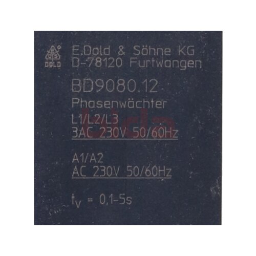E.Dold &amp; S&ouml;hne KG  BD9080.12 Phasenw&auml;chter Phase monitor