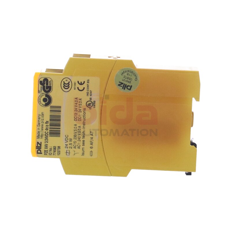 Pilz PZE X4V 3/24VDC 4n/o fix (774883) Sicherheitsrelais Safety Relay