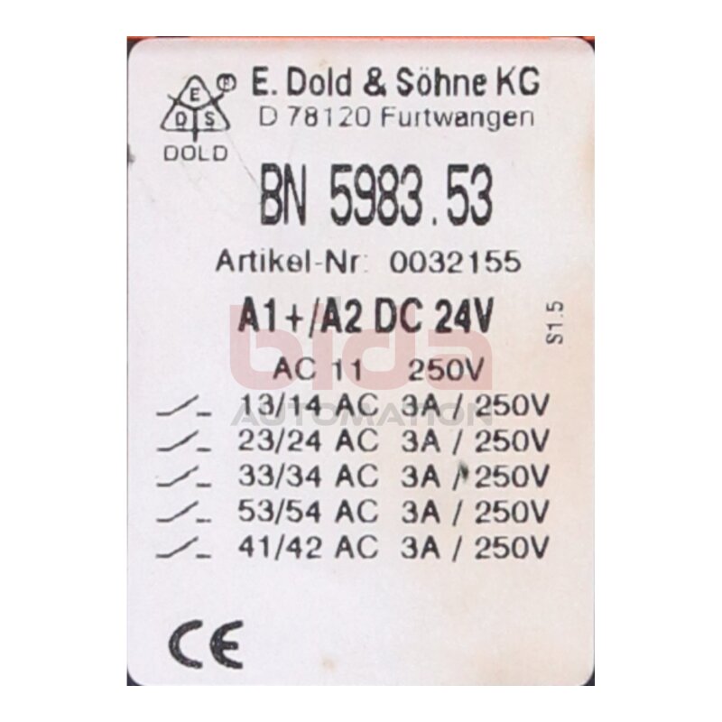 E.Dold &amp; S&ouml;hne KG BN 5983.53 (0032155) Not-Aus-Modul Emergency stop module