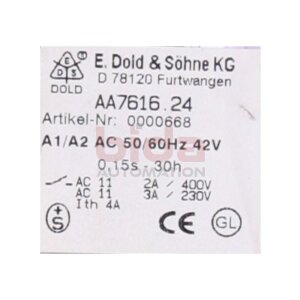 E.Dold & Söhne KG AA7616.24 Zeitrelais Time relay