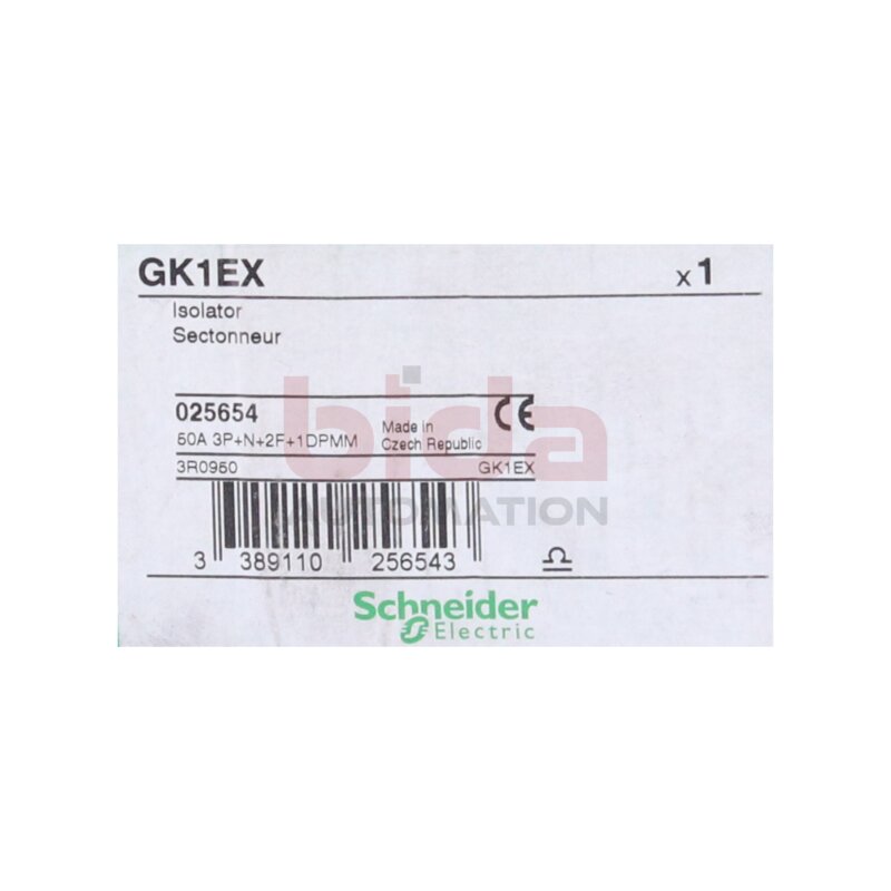 Schneider GK1-EX (025654) Trenner Isolator