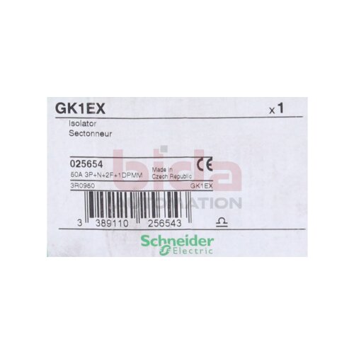 Schneider GK1-EX (025654) Trenner Isolator