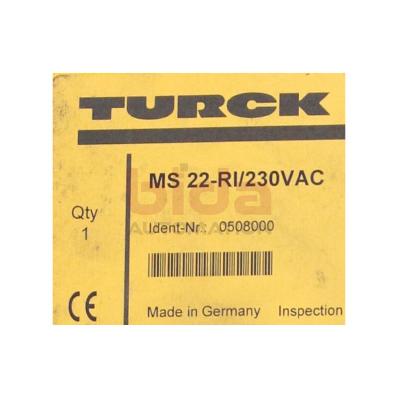 TURCK MS22-RI/230VAC Drehzahlw&auml;chter / speed monitor