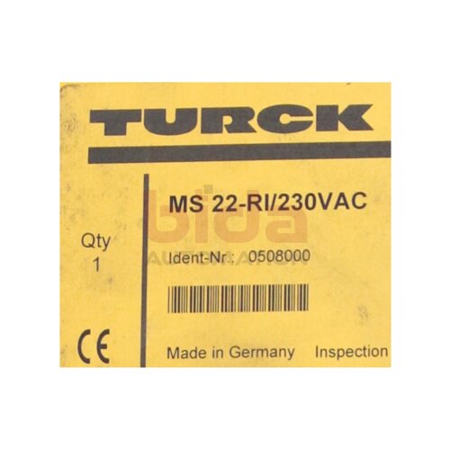 TURCK MS22-RI/230VAC Drehzahlw&auml;chter / speed monitor