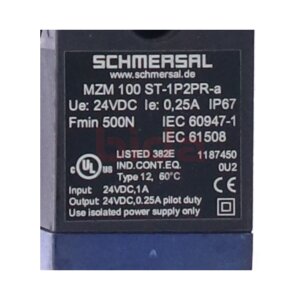 SCHMERSAL MZM 100 ST-1P2PR-a Sicherheitszuhaltung /...
