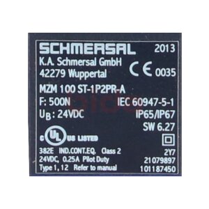 SCHMERSAL MZM 100 ST-1P2PR-A Sicherheitszuhaltung /...