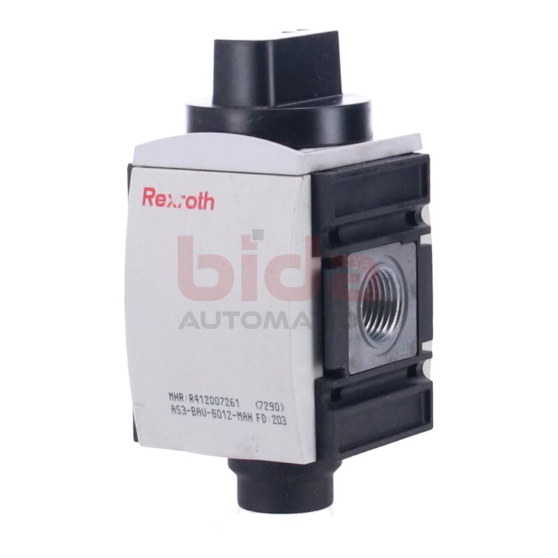 Rexroth R412007261(AS3-BAU-6012-MAN) Absperrventil Shut-off valve