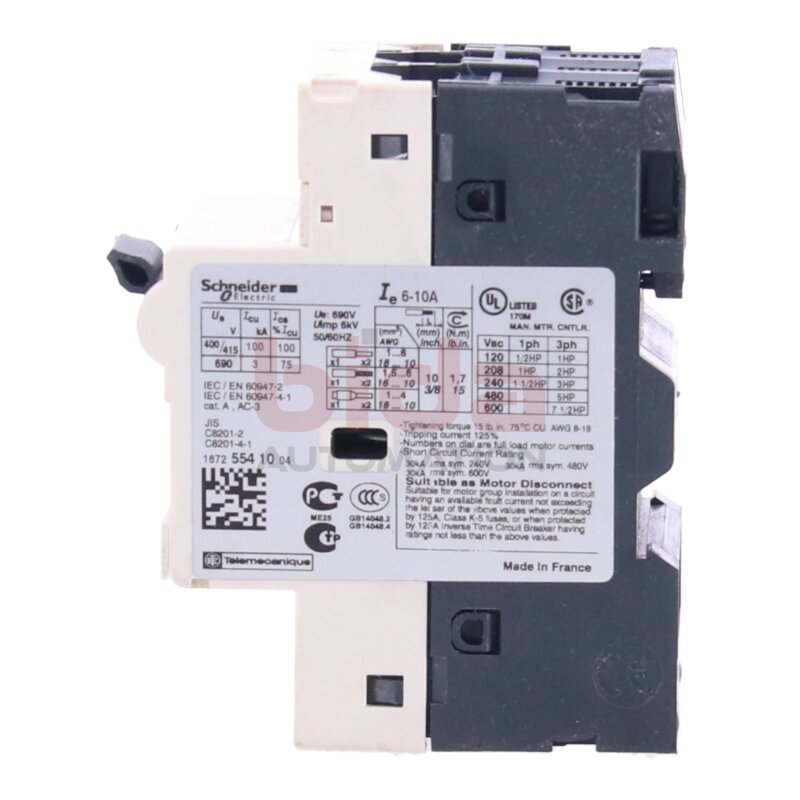 Schneider GV2RT14(052067) Transformatorschutzschalter 3p Transformer circuit breaker