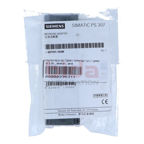 Siemens 6EP1971-1BA00 / 6EP1 971-1BA00 SIMATIC S7-300, Montageadapter / Mounting adapter