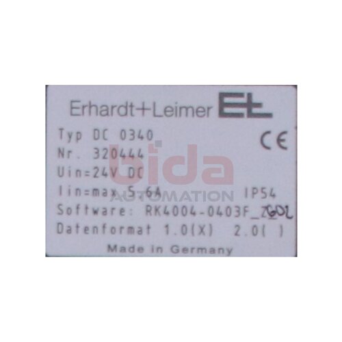 Erhardt+Leimer DC 0340 (320444) Positionsregler Digital Position Controller