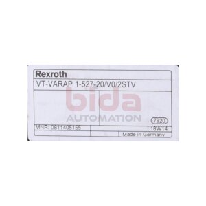 Rexroth VT-VARAP 1-527-20/V0/2STV(0811405155)...