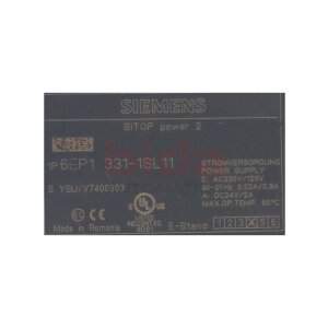 Siemens 6EP1331-1SL11 / 6EP1 331-1SL11 Stromversorgung /...