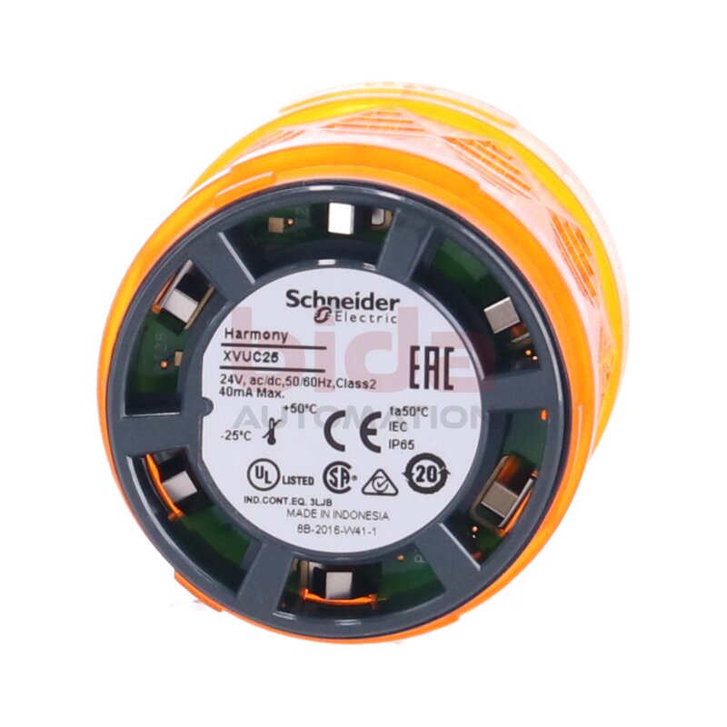 Schneider Electric  XVUC25 Leuchtelement Harmony XVU modular LED orange Dauerlicht Lighting element continuous light