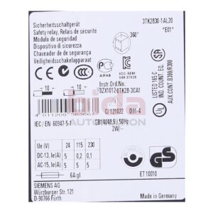 Siemens 3TK2830-1AL20 (3TK2 830-1AL20)...