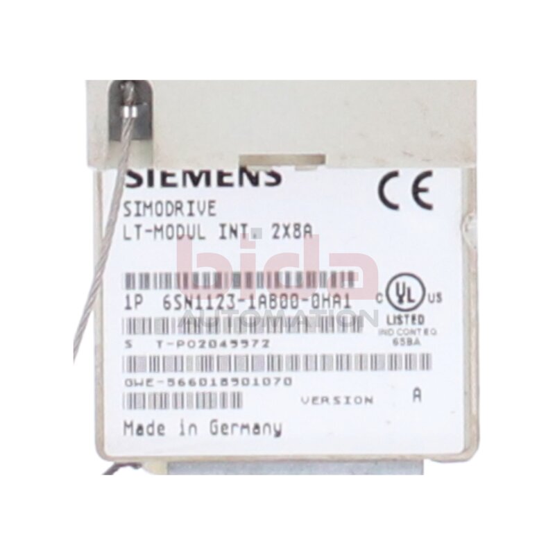 Siemens 6SN1123-1AB00-0HA1 / 6SN1123-1AB00-0HA1 Leistungsmodul Power Module 8A