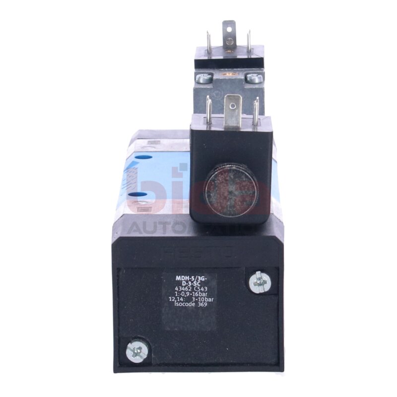 Festo MDH-5/3G-D-3-SC Magnetventil / Solenoid valve 24V DC