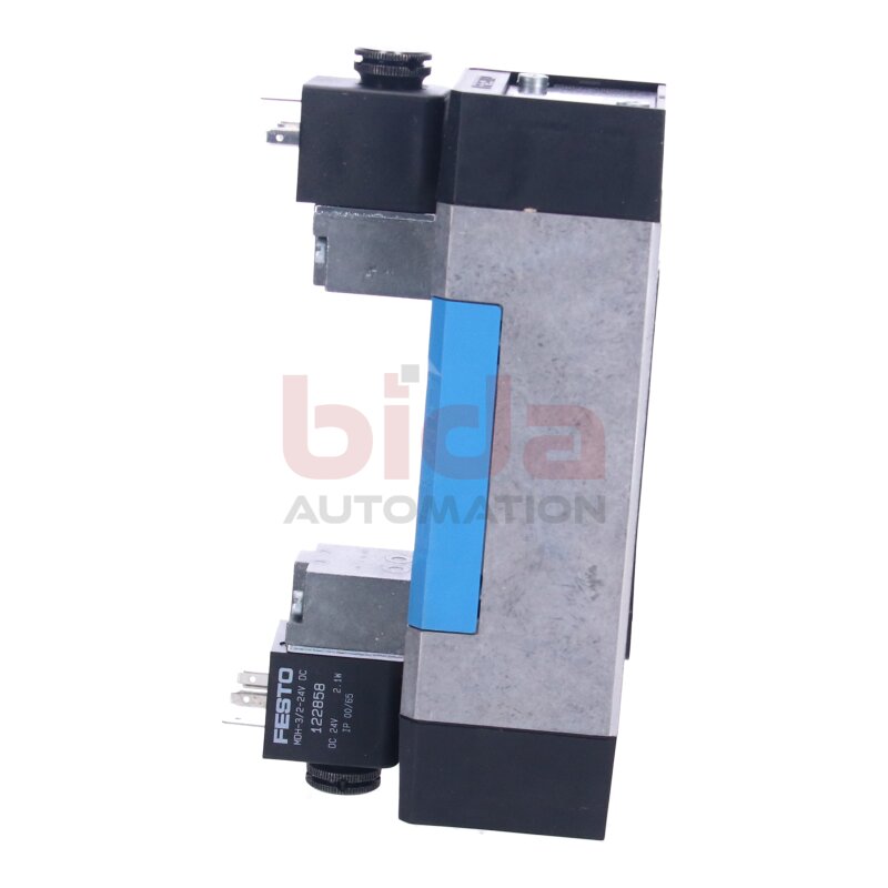 Festo MDH-5/3G-D-3-SC Magnetventil / Solenoid valve 24V DC