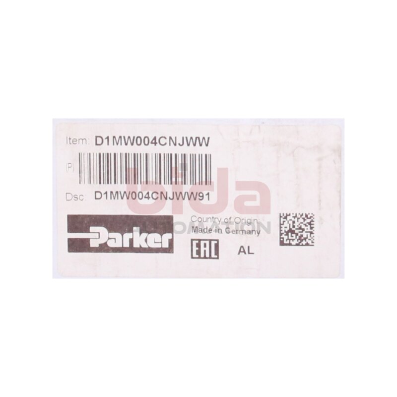 Parker D1MW004CNJWW 4/3‑Wegeventil / 4/3-way valve