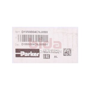 Parker D1MW004CNJWW 4/3‑Wegeventil / 4/3-way valve