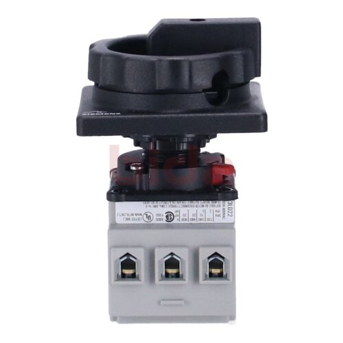 Siemens 3LD2254-0TK51 / 3LD2 254-0TK51 SENTRON, Lasttrennschalter 3LD, Hauptschalter / Switch-disconnector 3LD, main switch, 3-pole, Iu: 32 A