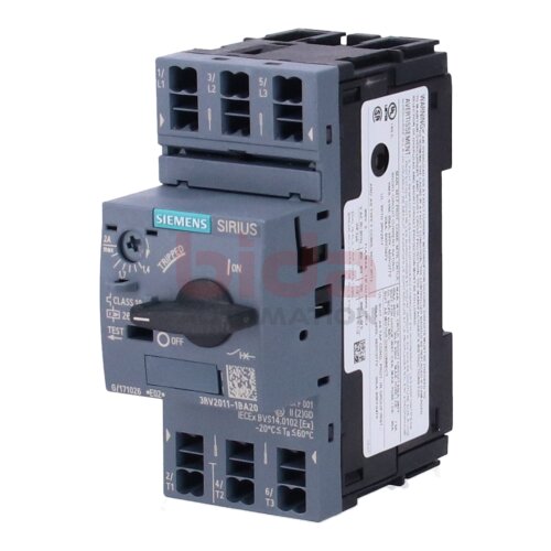 Siemens 3RV2011-1BA20 / 3RV2 011-1BA20 Leistungsschalter Circuit breaker
