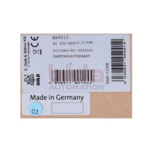 E. Dold & Söhne KG BA9010 (0045241)...
