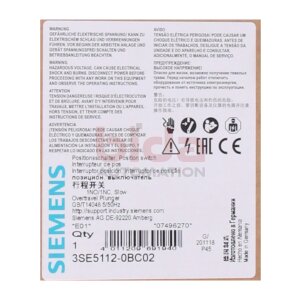 Siemens 3SE5112-0BC02 / 3SE5 112-0BC02 Positionsschalter...