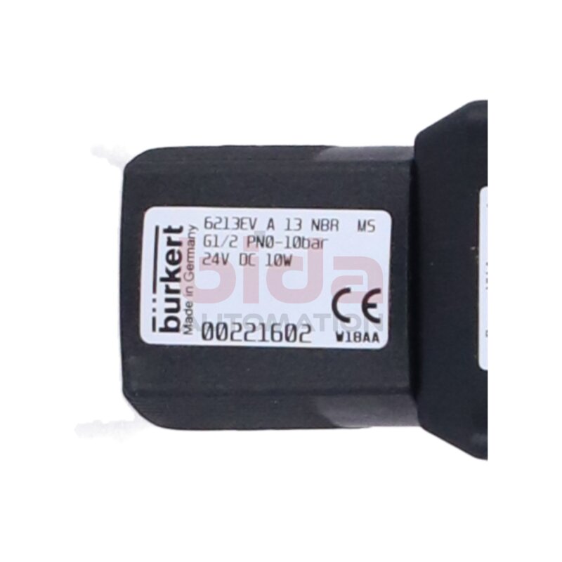 B&uuml;rkert 6213 EV A13 NBR MS (00221602) Magnetventil Solenoid valve