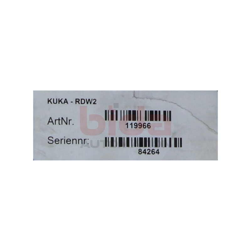 KUKA - RDW 2(119966) Resolver-Digital-Wandler Resolver digital converter