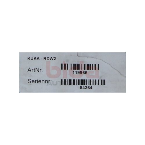 KUKA - RDW 2(119966) Resolver-Digital-Wandler Resolver digital converter