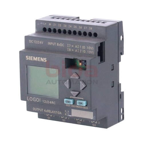 Siemens 6SD1052-1MD00-0BA5 LOGO! Logikmodul 12/24RC