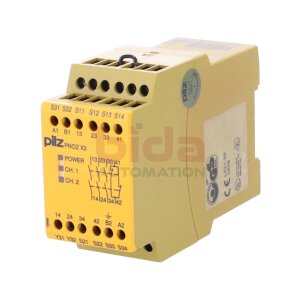 pilz PNOZ (774310)   Sicherheitsrelais / Safety relay X3...