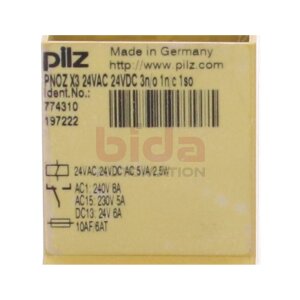 pilz PNOZ (774310)   Sicherheitsrelais / Safety relay X3...