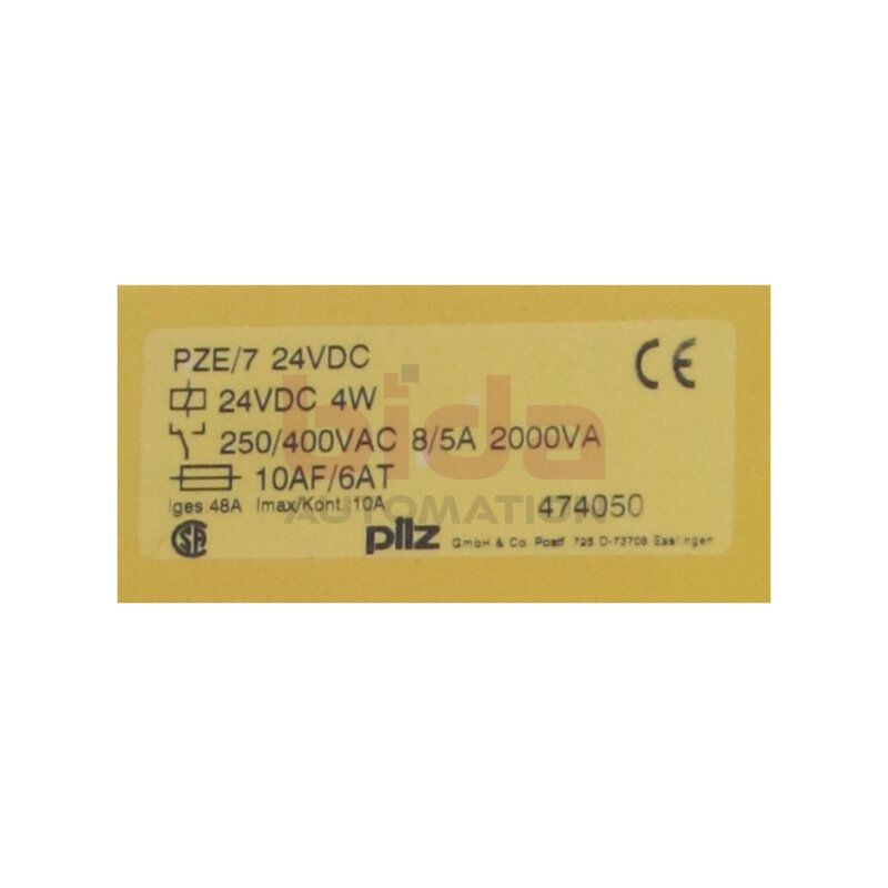Pilz PZE/7 24VDC (474050) Sicherheitsrelais Safety relay