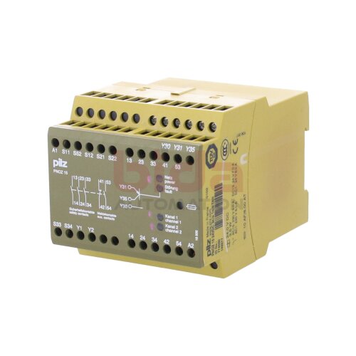 pilz PNOZ 15 24VDC 3n/o 1n/o 1n/c (774050 ) Sicherheitsschaltger&auml;t  / Safety switch device