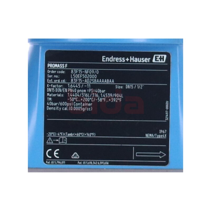 Endress+Hauser 83F15-NF09/0