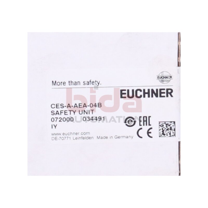 EUCHNER CES-A-AEA-04B(072000) Auswerteger&auml;t Safety unit