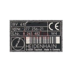 Heidenhain IBV 610 Id.Nr. 277 236-21 Achsen -...