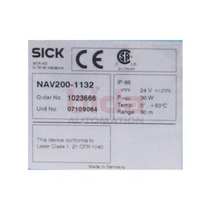 SICK NAV200-1132(1023666) 2D-LIDAR-SENSOR