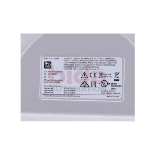Siemens 6AV7251-5GG34-0FA0 SIMATIC IPC477E PRO