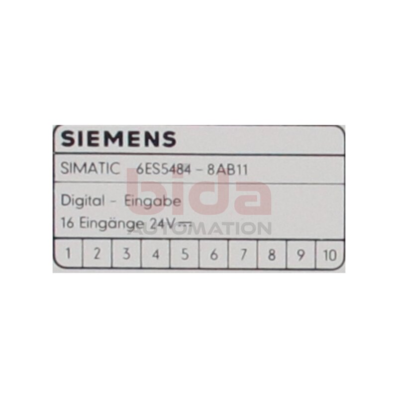 Siemens 6ES5484-8AB11 / 6ES5 484-8AB11 SIMATIC S5 Digital Eingabe Digital input
