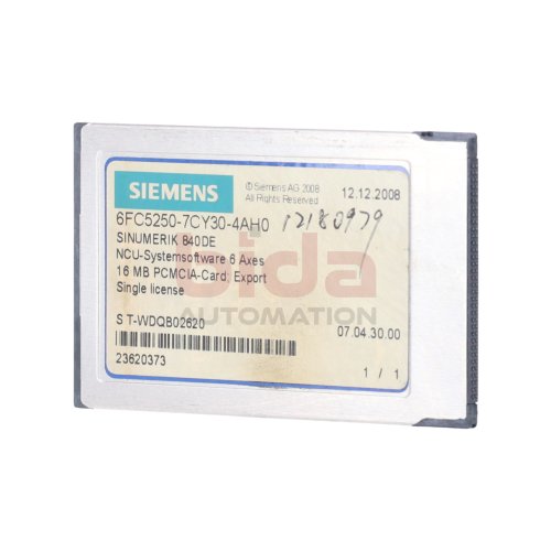 Siemens 6FC5250-7CY30-4AH0 SINUMERIK Systemsoftware