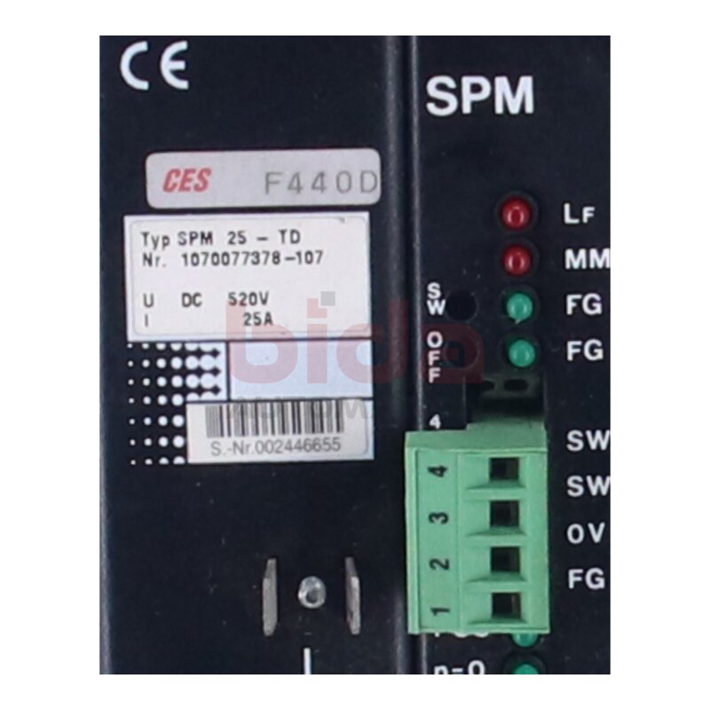 BOSCH SPM 25-TD(1070077378-107) Spindelmodul Spindle module