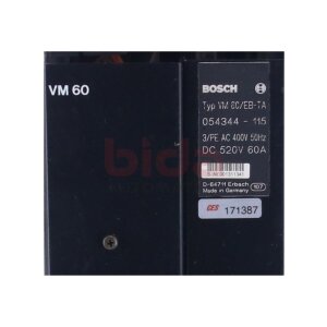 BOSCH VM60/EB-TA(054344-115) Versorgungsmodul Supply module