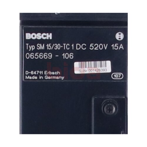 BOSCH SM 15/30-TC1(065669-106) Servomodul Servo module